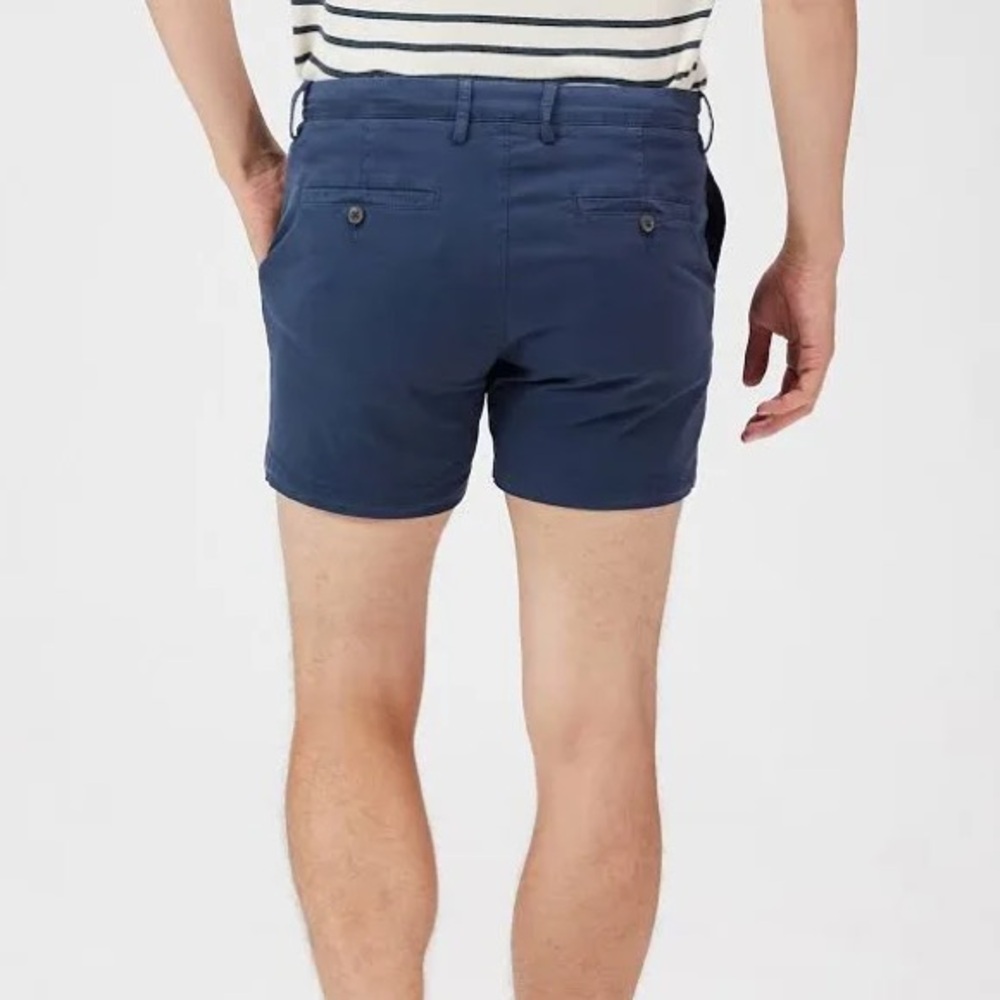 2 Pair Goodthreads Men's Slim-Fit 5" Flat-Front Comfort Stretch Chino Short